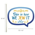 thumbnail image 3 of Hanukkah Photo Booth Props – 12 Piece Jewish Holiday Party Decorations for Festival of Lights Family Celebration, 3 of 5