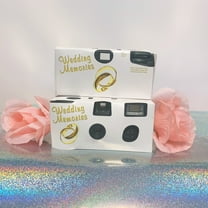 10 Pack-Double Gold Rings Wedding Disposable Cameras, Free Shipping, Wedding Camera, Anniversary Camera, from CustomCameraCollection WM-50406-10pk