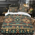 thumbnail image 3 of Bedspreads Bohemian Bedding Set Soft High Ranking Duvet Cover Quilt Cover Set Home Textiles,Full (80"x90"), 3 of 6