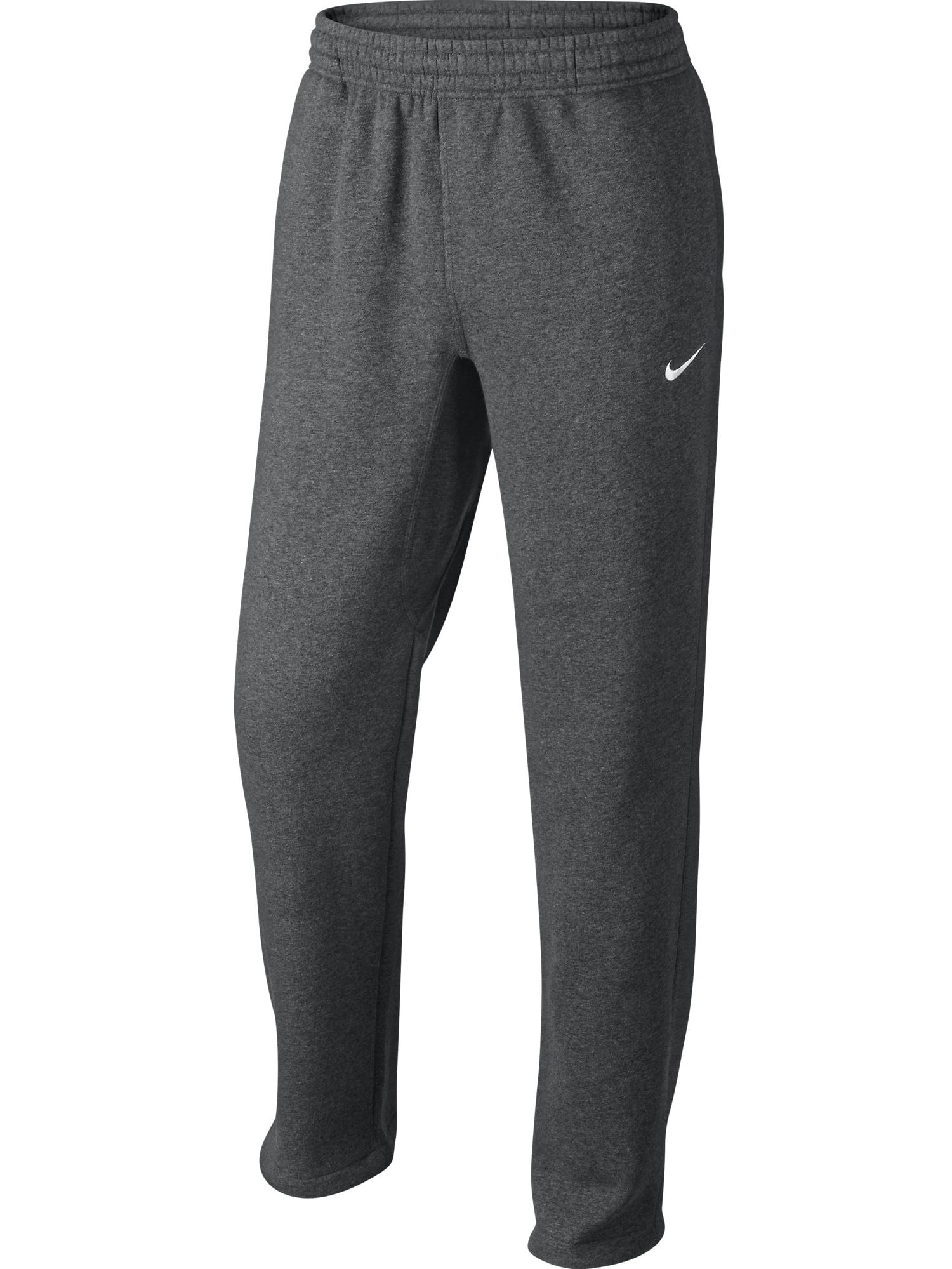 Nike Club OH Men's Fleece Sweatpants Charcoal Heather/White 611458-071 