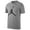 Grey, variant on Men's T-Shirt Short Sleeve Jumpman Active Crew Athletic Basketball Tee, Black, L