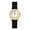 Gold/Black, variant on Petite Nurse Watch Timepiece for Adult Female Medical Pros. Easy Read Dial, Silicone Band