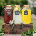thumbnail image 5 of Syntic 2 Pack 1 Gallon Glass Storage Jars with Airtight Lids,Square Glass Storage Jars for Fermenting, Clear Glass Canister for Flour, Cookie, Candy, Kombucha, Sun tea, 5 of 6