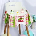 thumbnail image 2 of Hole in One Birthday Decorations Girl - High Chair Banner, Pink and Green Golf 1st Birthday Party Decorations, Outdoor Sports Theme Birthday Party Supplies, 2 of 6