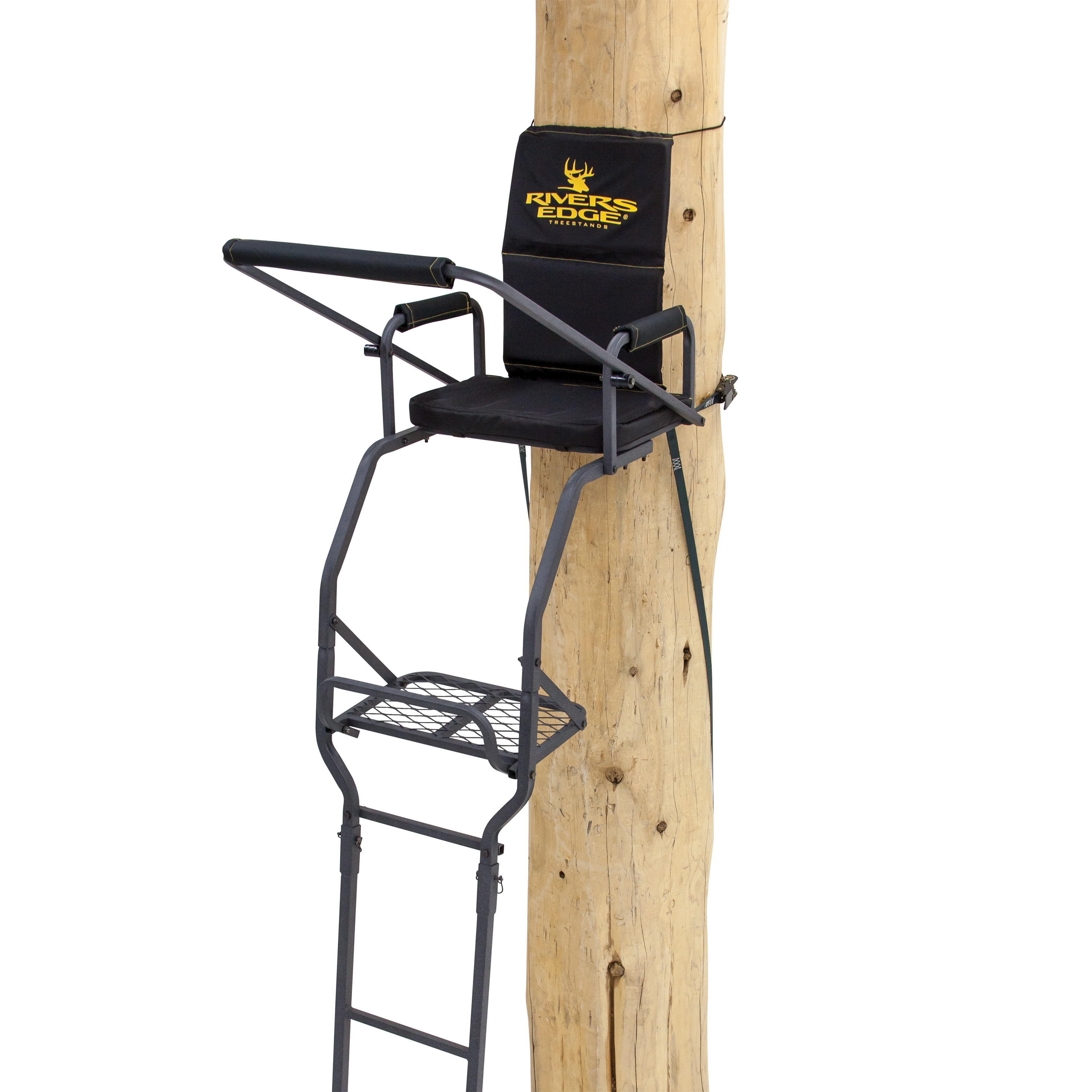 Big Dog Hunting Adjustable Ladder Support Bar Kit Hunting Tree Stand Black 
