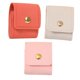 thumbnail image 5 of Mini organizador de joyas de viaje de 3 piezas con hebilla, estuche liviano, bolsa enrollable portátil para joyas, bolsa de viaje para pendientes. Beige rosa naranja, 5 of 8