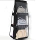thumbnail image 4 of Organizador de bolso colgante de 6 bolsillosarmario de paredbolsa de almacenamiento transparente (negro) Ndcxsfigh Nuevos Originales, 4 of 7