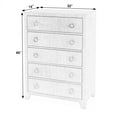 thumbnail image 5 of Bar Harbor 5 Drawer Raffia Dresser in Natural  5707362, 5 of 7