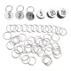 thumbnail image 1 of 50pcs Plastic Round Numbered Tags Key Tags ID Tags with Key Rings for Hotel, 1 of 3