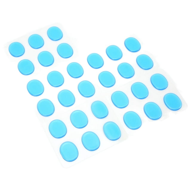 30 Uds amortiguadores de tambor almohadillas de Gel silenciadores de tambor de silicona almohadillas de silenciador de amortiguación de sonido azul