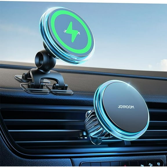 for MagSafe Car Mount Charger, Upgraded 15W Fast Charging Magnetic Wireless Car Charger Suitable for [Vent Dash Wall],for Magsafe Charger Car Phone Holder Mount for iPhone 16 Pro/15/14/13