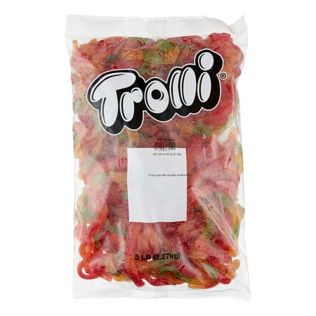 Gummi Blocks - Trolli, Squiggles Gummy Bulk Candy, 5 Lb