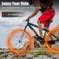 thumbnail image 2 of 29 Inch Wheelset, Mountain Bike Wheelse, Aluminium Alloy Quick Release Front Rear Black Bike Suitable 7-12 Speed Cassette, Rim Double 6-Hole Disc Brake MTB Wheelset, 2 of 18