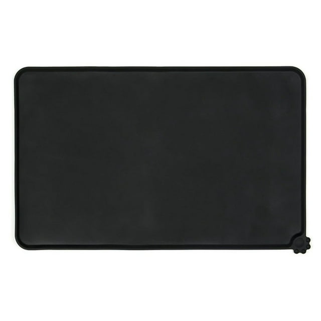 Tapis pour Animaux en Silicone Imperméable Tapis d'Alimentation pour Animaux de Compagnie Chiens Chats