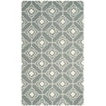 thumbnail image 2 of SAFAVIEH Four Seasons Delbert Trellis Polyester Area Rug, Grey/Ivory, 3'6" x 5'6", 2 of 6