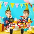 thumbnail image 4 of MALLMALL6 Fire Truck Paper Centerpiece Sticks for Fireman Themed Party Decorations,30Counts, 4 of 5