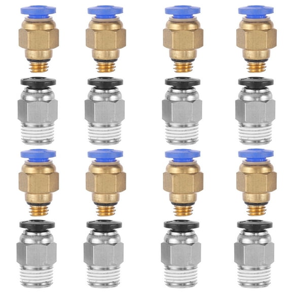 EeaseMX Adaptador de conexión rápida neumática de 16 piezas para impresora 3D.