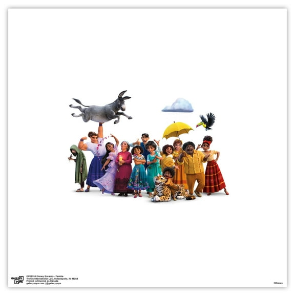 Gallery Pops Disney Encanto - Familia Wall Art, Unframed Version, 12" x 12"