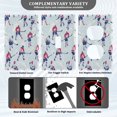 thumbnail image 3 of Yayeee Duplex Wall Plate 1-Gang 4.5"x2.7" Home Receptacle Light Switch Decorative Outlet Cover, Blue Ice Hockey, 3 of 7
