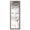 thumbnail image 2 of ArtToFrames 15" x 47" Aged White Gold Picture Frame, 15x47 inch Silver Wood Poster Frame (WOM-2036),  Pack, 2 of 7