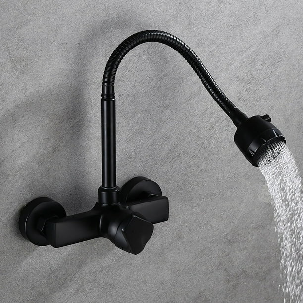 Grifo cocina pared negro hotsell
