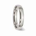 thumbnail image 4 of Ladies or Mens Chisel 4mm Comfort Fit Titanium Wedding Band Ring, 4 of 6