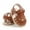 Brown, variant on Toddler Baby Summer Soft Sole Casual Sandals Cute Princess Shoes Beach Sandal Newborn Crib Shoes First Walkers for 3-9 Months Black 3-5Months Insole:4.13"