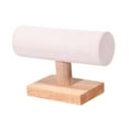 thumbnail image 3 of Soporte para pulseras, expositor de joyas, estante de almacenamiento, base de madera, organizador de pulseras para Beige, 3 of 9