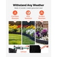 thumbnail image 2 of VEVOR Galvanized Steel Landscape Edging, 40 ft x 6 in Metal Edging for Landscaping with Gloves, Easy-to-Install Bendable Metal Strips, Heavy Duty Metal Garden Edge Border for Flower Bed, Yard Pathway, 2 of 9