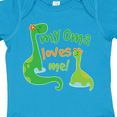 thumbnail image 4 of Inktastic My Oma Loves Me Dinosaur Boys Baby Bodysuit, 4 of 5