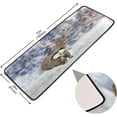 thumbnail image 2 of Dreamtimes Funny Deer Ass Hallway Runner Rug 2'x6' Kitchen Rug with Rubber Backing Winter Snow Nature Landscape Non Slip Entryway Rug Runner Washable Soft Area Rug for Hallway Bedroom Kitchen Decor, 2 of 6