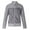 Silver, variant on Turilly Womens Jackets Ladies Mens Zip Up Knitted Cardigan Thick Sweater Stand Collar Fleece Lined Warm