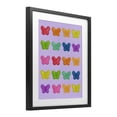 thumbnail image 2 of Stupell Industries Contemporary Colorful Butterflies on Lilac Black Framed Print Under Glass, 17 x 21, by LISH Creative, 2 of 8