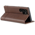 thumbnail image 2 of Galaxy S22 Plus Case, S22+ Wallet Case, Allytech PU Leather Foldling Stand Flip Cover with Cards Holder Shockproof Protection Anti-scratch Wallet Case Cover for Samsung Galaxy S22 Plus, Brown, 2 of 6