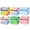 Set of 6_#A03, variant on Transparent Glitter Sticky Notes Cartoon Monster Design Strong Adhesive No Residue Memo Sheets For Notebook Text Marking