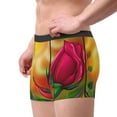 thumbnail image 3 of Wukai Rose Psychedelic Print Men’s Underwear Breathable Boxer Briefs,&nbsp;Moisture Wicking & Breathable-, 3 of 7