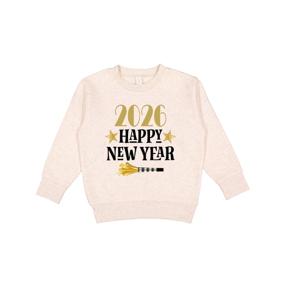 Inktastic 2026 Happy New Year Toddler Sweatshirt