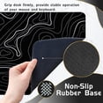 thumbnail image 4 of Topographic Mouse Pad Large, Gaming Mouse Pad, XXL Mousepad, Keyboard and Mouse Pad, Desk Mat, 35.3 x 15.7 in, Minimalist Contour for Office, 4 of 6
