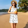 thumbnail image 3 of Disketp Sea Turtle para Vestido sin Mangas para Mujeres, Vestidos de Verano para Mujeres, Casual y Holgado para la Playa, 3 of 7