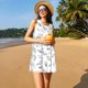 thumbnail image 3 of Balery Sea Turtle Vestidos de verano para mujer con estampado: vestido holgado sin mangas, vestido playero informal y cómodo para días calurosos., 3 of 7