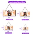 thumbnail image 5 of Hello Fall Boston Terrier Scarf Welcome Autumn with Leaves Pumpkins Landscape Wood Sign Gentleman Dog Lover Gifts Hanging Wall Home Decor - 00011, 5 of 5