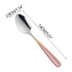 thumbnail image 2 of Mini cucharas de colores de acero inoxidable - Juego de 6 piezas de cucharitas pequeñas, cucharas para remover y para postre, 2 of 5
