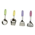 thumbnail image 4 of 4 Pcs 1/12 Dollhouse Kitchen Miniature Metal Color Spatula for Dollhouse Decor, 4 of 8