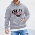 thumbnail image 2 of toraway Sweat-Shirt Surdimensionné Robe for Men Manches Courtes Men's Mode Sports Imprimé Manches Longues Pullover Sweat-Shirt Texture Décontracté TG, 2 of 4