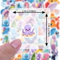 thumbnail image 6 of 35pcs-50pcs Colorful Animal Stickers Marine Life Stickers Cute Sea Creature Stickers for Laptops Phones Suitcases, 6 of 9