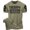 T-Shirt Military Green Branded, variant on Gymish Therapy Session Workout Hoodie for Men, Funny Fitness Graphic Pullover, Gym Hoodie, Military Green, Medium