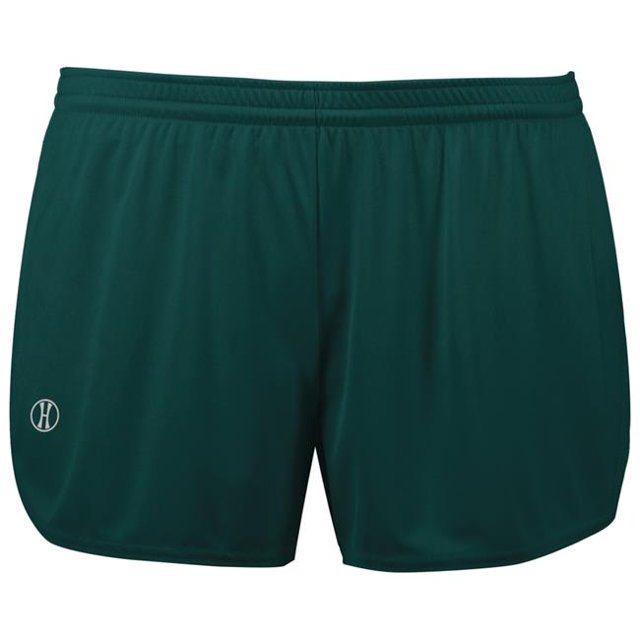 Ladies PR Max Track Shorts, Dark Green - Extra Small