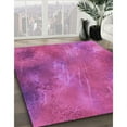thumbnail image 3 of Ahgly Company Machine Washable Indoor Rectangle Transitional Deep Pink Area Rugs, 2' x 3', 3 of 7