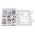 thumbnail image 3 of Hex Machine Screws Set, 304 Stainless Steel Hex Screw Washers Nuts Kit High Toughness 200Pcs  For DIY, 3 of 8