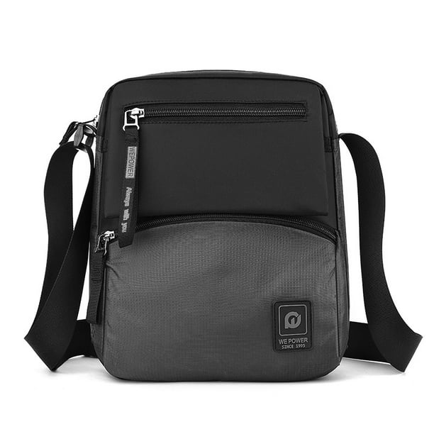 Bolso bandolera casual de nylon para hombre